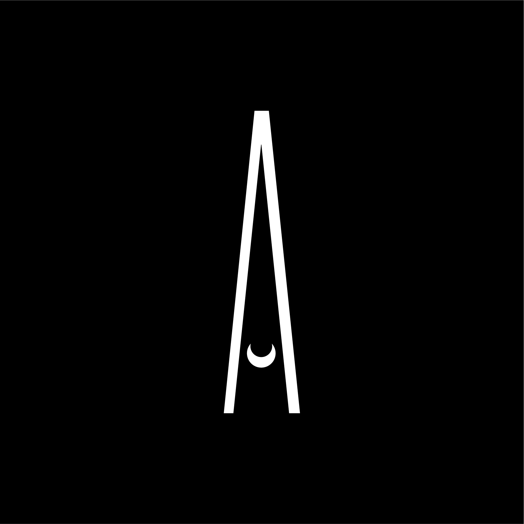 auracle logo icon black background