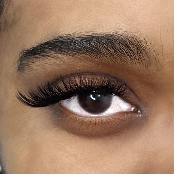 full volume short medium cay eye the flirt fusion lash extensions by The Auracle Salon Portmore Jamaica