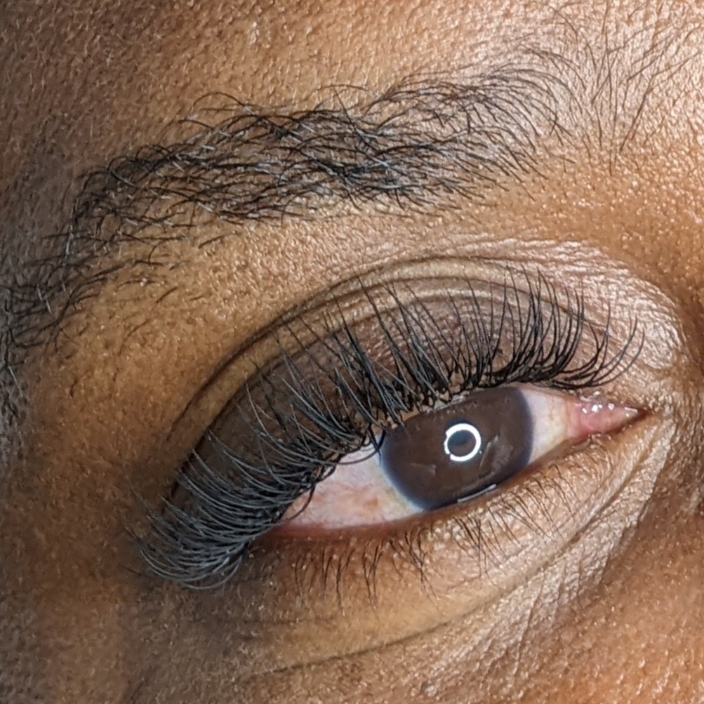 classic fusion lashes by the auracle salon portmore jamaica flat lash ellipse lash short natural extensions