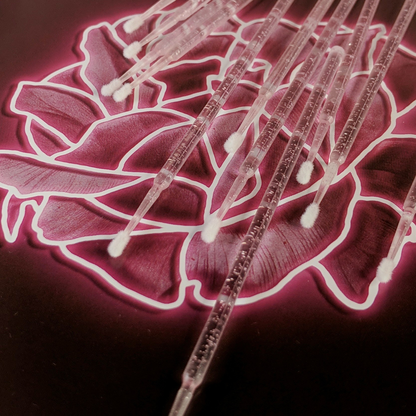 Microtip Applicators Micro Pink crystal 50's